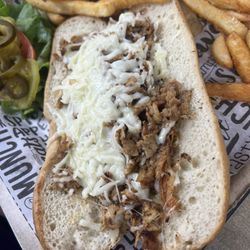 Miami Grill - Philly chicken sandwich- with cinnamon flavor