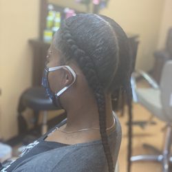 2 big braids