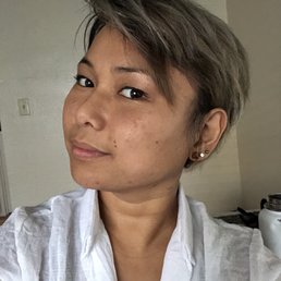 After picture 2 ( bangs tucked in)