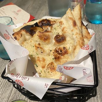 Cali Chilli - 1/24 Garlic Naan - Indian Near Me - Long Beach, California Cali Chilli - 1/24 Garlic Naan - Indian Near Me - Long Beach, California
