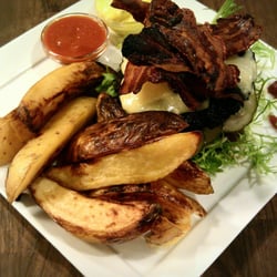 Meyers Deli - Lo-carb burger.  :)
