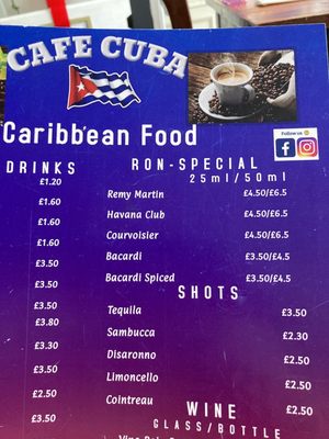 Menu photo 1 Cafe Cuba Bristol, BST