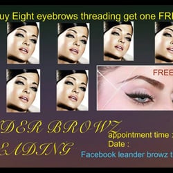 Leander Browz Threading - Buy Eight eyebrows threading get one FREE