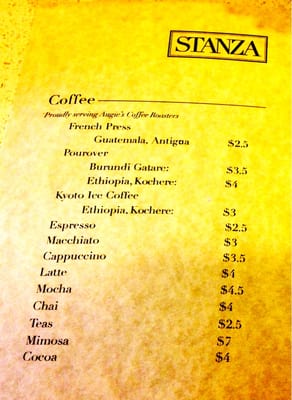 Stanza Coffee Bar by null