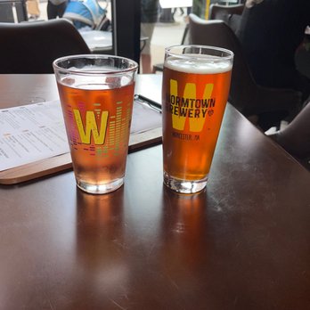 Wormtown Brewery - Table Talk Pumpkin Pie  and Pomegranate Cranberry hard seltzer - Breweries Near Me - Foxborough, Massachusetts