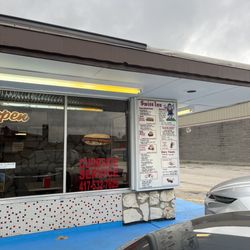Swiss Inn Drive In - Outdoor menu sign
