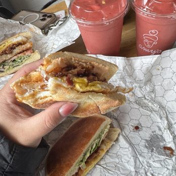 Amy's Place - 1/2 Hash it Out, 1/2 of the Hangover with the Tropical Burst - Sandwiches Near Me - Providence, Rhode Island Amy's Place - 1/2 Hash it Out, 1/2 of the Hangover with the Tropical Burst - Sandwiches Near Me - Providence, Rhode Island