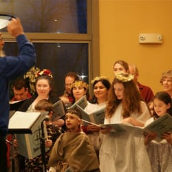 BuxMont Unitarian Universalist Fellowship - Our Family Choir singing on Christmas Eve.