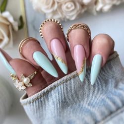 AO Nails - Poway - Our signature Gel-X nail extension with a natural finish"