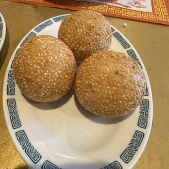 North Garden Restaurant - three sesame buns on a plate - Dim Sum Near Me - Manchester, New Hampshire North Garden Restaurant - three sesame buns on a plate - Dim Sum Near Me - Manchester, New Hampshire
