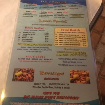 Michael’s Cajun Seafood - Menu - Seafood Near Me - Greenville, South Carolina