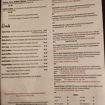Turgeau's - Menu - Breakfast & Brunch Near Me - Covington, Louisiana
