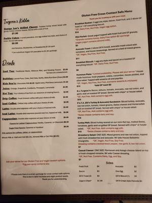 Menu photo 2 Turgeau's Covington, LA