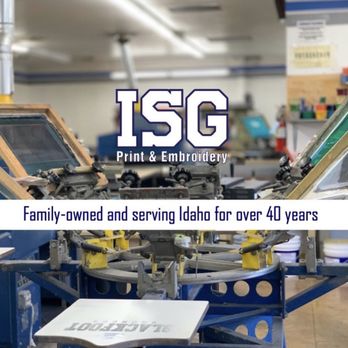 ISG Print & Embroidery - Screen Printing/T-Shirt Printing Near Me - Boise, Idaho