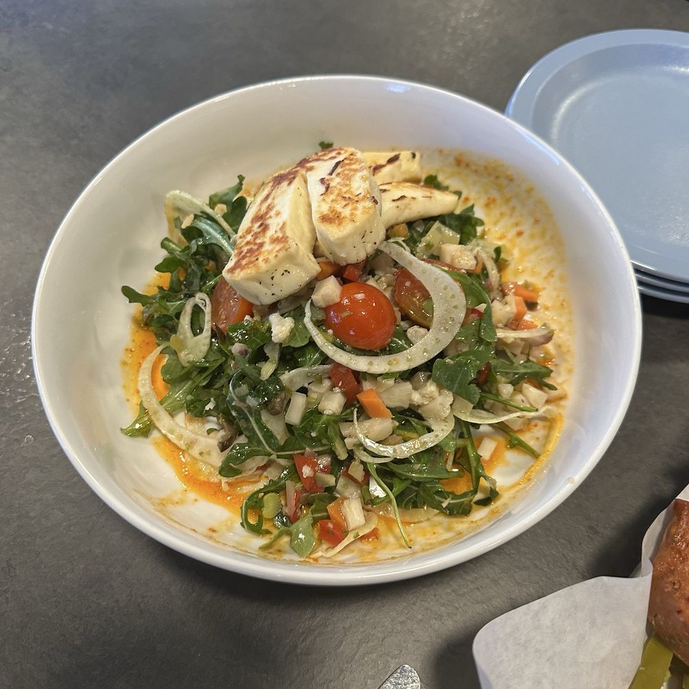 Jellyfish Brewing - Halloumi Salad - Salad Near Me - Seattle, Washington Jellyfish Brewing - Halloumi Salad - Salad Near Me - Seattle, Washington