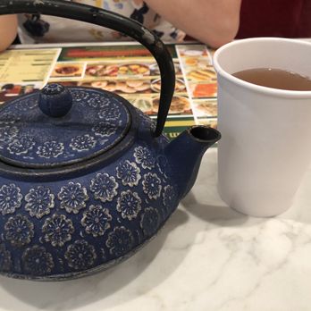 Tim Ho Wan - Nice Teapot with a Paper Cup? - Dim Sum Near Me - Irvine, California Tim Ho Wan - Nice Teapot with a Paper Cup? - Dim Sum Near Me - Irvine, California