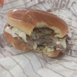 Double mushroom Swiss melt