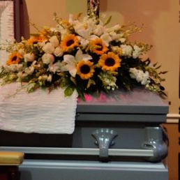 Beautiful funeral arrangement