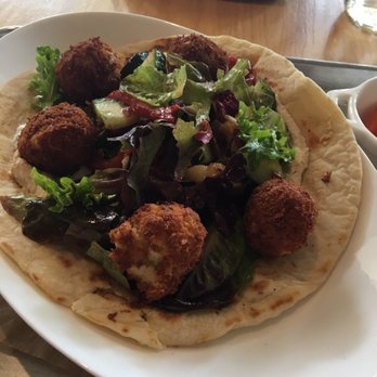 Mercantile - Falafel flatbread - New American Near Me - Denver, Colorado