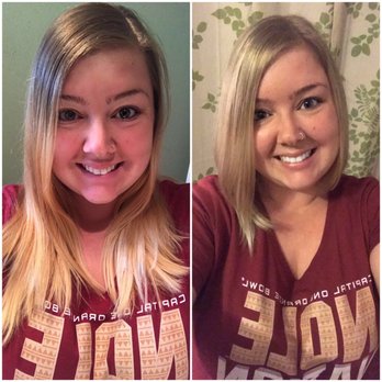 Caromia Organic Salon - Before and after. Thanks, Marleni! I absolutely love it! - Skin Care Near Me - Jupiter, Florida