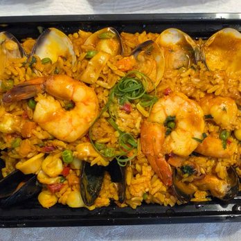 Latin Bites - PAELLA CRIOLLA-ARROZ CON MARISCOS - Latin American Near Me - Katy, Texas Latin Bites - PAELLA CRIOLLA-ARROZ CON MARISCOS - Latin American Near Me - Katy, Texas