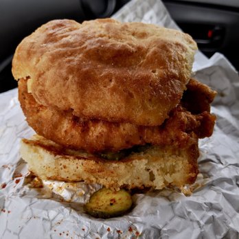 HenDough - Nashville hot chicken biscuit - Donuts Near Me - Hendersonville, North Carolina