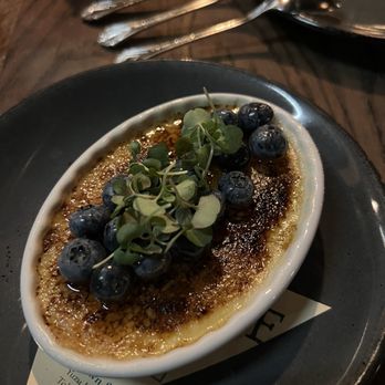 NORMANDIE - Lemongrass Creme Brulee - Seafood Near Me - Portland, Oregon
