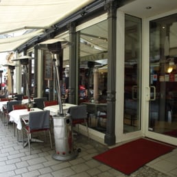 The heaters and awning make it comfortable even on a cool evening. The heaters and awning make it comfortable even on a cool evening.