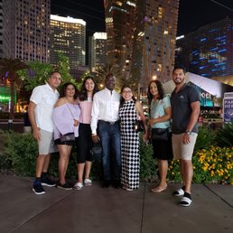 We having a Great time on the strip in front of the mall
