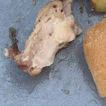 LH Rooftop - Undercooked chicken skewer - Cocktail Bars Near Me - Chicago, Illinois