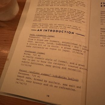 OTOTO - Sake options from the book. Good educational information about each style and type. - Bars Near Me - Los Angeles, California OTOTO - Sake options from the book. Good educational information about each style and type. - Bars Near Me - Los Angeles, California