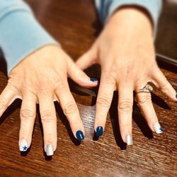 Glo Nails & Spa - Here are my #dallascowboy nails! Game ready!