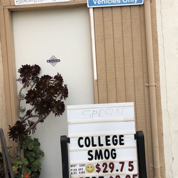 College Smog Check - $38 great price & fast smog - Smog Check Stations Near Me - San Diego, California