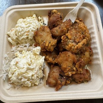 Kaleis Lunchbox - Furikake Mochiko Chicken Plate - Hawaiian Near Me - Wailuku, Hawaii Kaleis Lunchbox - Furikake Mochiko Chicken Plate - Hawaiian Near Me - Wailuku, Hawaii