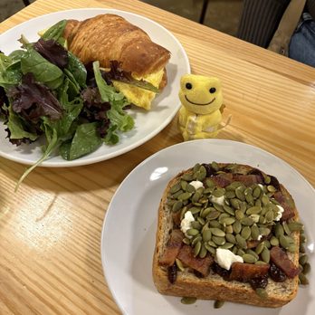 Madison Sourdough - breakfast sandwich and fig bacon toast - Bakeries Near Me - Madison, Wisconsin