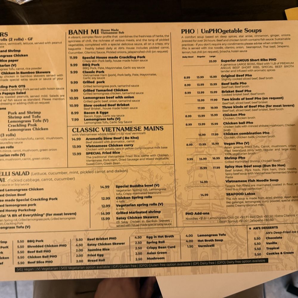 Menu Menu