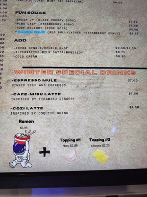 Menu photo 2 AT230 La Habra, CA