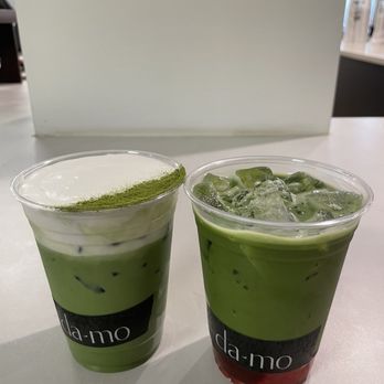 Damo - Matcha einspener & strawberry matcha latte - Coffee & Tea Near Me - Los Angeles, California