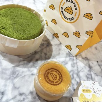 Mad For Cheesecake - Matcha Double Fromage Cheesecake 4.5" Yaki Pudding Cheesecake - Ice Cream & Frozen Yogurt Near Me - National City, California Mad For Cheesecake - Matcha Double Fromage Cheesecake 4.5" Yaki Pudding Cheesecake - Ice Cream & Frozen Yogurt Near Me - National City, California