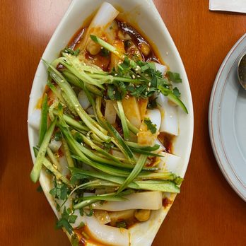 Kashgar Uyghur Dining - Cold Bean Jelly - Asian Fusion Near Me - Chicago, Illinois