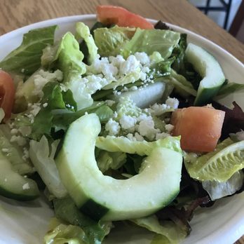 Angel Chicken Kitchen - Side salad with fresh veggies and goat cheese. - Chicken Shop Near Me - Dallas, Texas