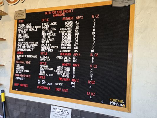 Menu photo 8 Heritage Barbecue San Juan Capistrano, CA