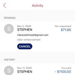 Would a competitor send Steph $1100 for a ceramic job and then request $72 for an Uber reimbursement? Would a competitor send Steph $1100 for a ceramic job and then request $72 for an Uber reimbursement?