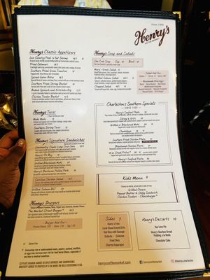 Menu photo 7 Henry's On The Market Charleston, SC Menu photo 7 Henry's On The Market Charleston, SC