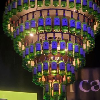 Irish Kevin's - Ceiling chandelier made of Jameson bottles - Bars Near Me - Key West, Florida