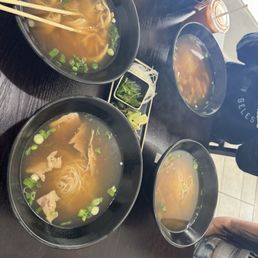 plain pho with brisket