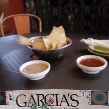 Garcia's Mexican Restaurant - Start the meal - chips and salsa - Mexican Near Me - Mesa, Arizona Garcia's Mexican Restaurant - Start the meal - chips and salsa - Mexican Near Me - Mesa, Arizona