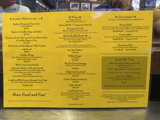Menu photo 1 Pucci's Pub Sandpoint, ID