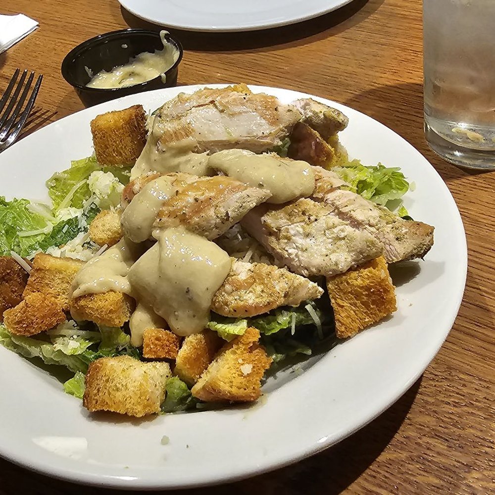 Village Tavern - Chicken caesar salad, appetizer portion 4/5 - New American Near Me - Winston-Salem, North Carolina