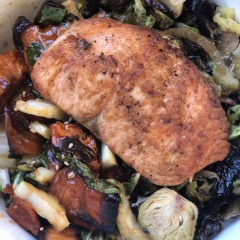 Flower Child - Salmon - Salad Near Me - Charlotte, North Carolina